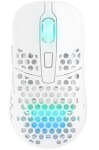 XTRFY M42 Wireless biela / herná bezdrôtová myš / optická / 19000 DPI / 6 tlačidiel / RGB / 2 veľkosti / 2.4GHz (M42W-RGB-WHITE)