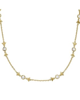 Emporio Armani Fashion pozlátený náhrdelník so zirkónmi EG3618710