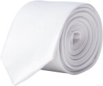 Korntex KXTIE5 Úzka kravata 76.TIE5 biela white onesize