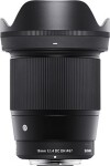 Sigma Sigma 16 mm F1.4 DC DN, Telephoto zoom lens, 16/13, Canon EF-M, Sony E, Auto focus