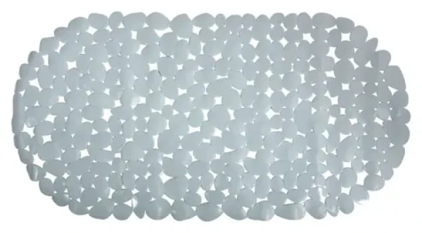 MSV GALETS protišmyková podložka do vane šedá / PVC / 99 x 39 cm