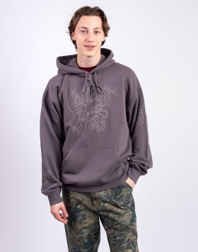 Carhartt WIP Hooded Hackwork Sweat Porphyry/Fleur de Sel L