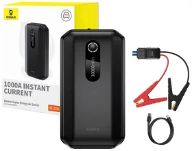 Baseus C00245501113-00 Jump Starter Super Energy čierna / 10000mAh / 1000A (C00245501113-00)