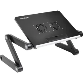 YENKEE YSN 210 čierna / Chladiaci stojan na notebook / do veľkosť 17 "/ 2x 80mm ventilátory (8590669120307)