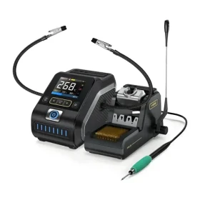 FNIRSI DWS-200 210 / Spájkovacia stanica / 200 W / 100-450 °C / 2,8" TFT displej / držiak F210 (DWS-200 210)