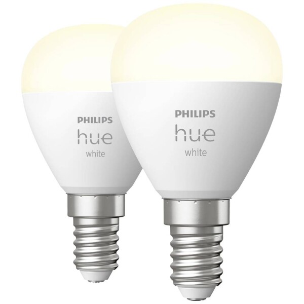 Philips Hue LED žiarovka E14 5.7W biela / múdra LED žiarovka / 470 lm / 2700 K / stmievateľná / 2ks (SKL000352529)