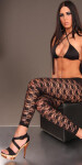 Sexy Laced-leggins black L