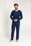 Regina 485 long/r M-XL Z25/26 pánske pyžamo modrá XL