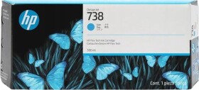 HP HP Atrament/HP 738 300-ml Cyan DesignJet Ink