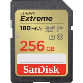 SanDisk Extreme SDXC 256GB / Class 10 / rýchlosť prenosu 130 MB/s / vhodné pre 4K (SDSDXVV-256G-GNCIN)