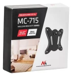 Maclean MC-715 čierna / Nástenný držiak pre TV / 13-27" / VESA 100x100 / nosnosť 25 kg (MC-715)
