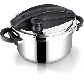 Lamart Pression LTDSD4 / Tlakový hrniec / 4 l / Nerezová oceľ 18/10 / Vhodný pre indukciu (8590669129195)