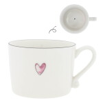 Bastion Collections Keramický hrnček Rose Heart 240 ml