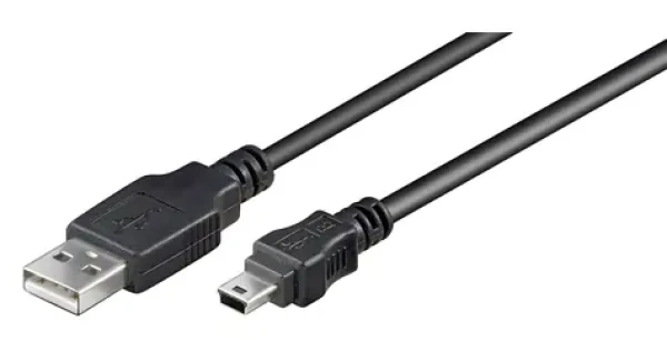 Goobay 50767 / USB kábel / USB 2.0 Hi-Speed / 1,8 m / čierna (50767)
