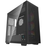 DEEPCOOL MORPHEUS ARGB čierna / E-ATX / USB 3.0 / USB-C / 3x 140mm / bez zdroja / priehľadná bočnica (R-MORPHEUS-BKAPA1-G-)