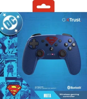 Trust GXT 542SM Muta modrá / Gamepad / Bluetooth/RF/USB / 15 tlačidiel / Nintendo Switch, PC, Android (25744)