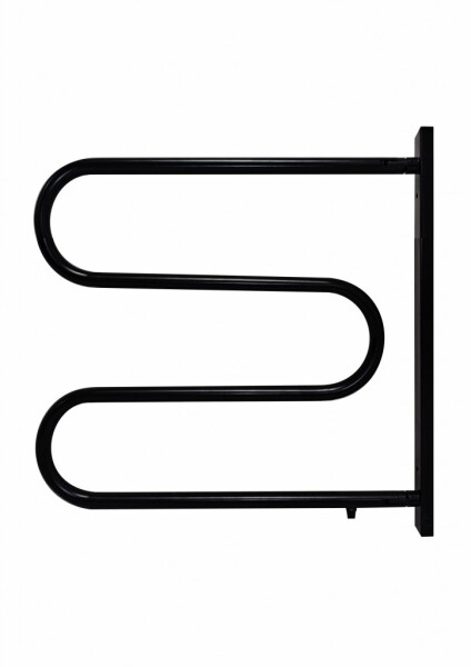 OLSEN SPA - Elektrický sušiak otočný - Farba - Čierna, Materiál - Komaxit, Rozmer radiátora - ES 2 - 35 x 565 x 475 mm, Výkon - 40 W OLBES2OCER