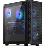 Endorfy Signum 300 ARGB čierna / Mid tower / ATX / 4x 120mm / 2x USB 3.0 / mesh panel / priehľadná bočníce / bez zdroja (EY2A006)