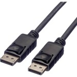 Roline DisplayPort prepojovací kábel Konektor DisplayPort, Konektor DisplayPort 5.00 m čierna 11.04.5764 tienený Kábel DisplayPort; 11.04.5764