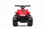 Mamido Detská elektrická štvorkolka The Fastest červená