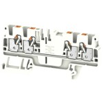 Weidmüller 1521790000 priechodná svorka 5.1 mm pružinová svorka biela 100 ks; 1521790000