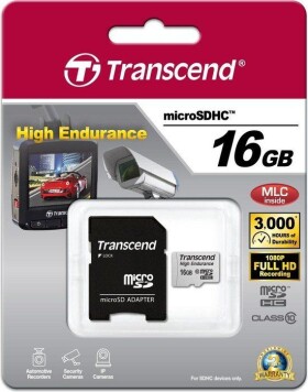 Transcend High Endurance MicroSDHC 16 GB Class 10 U1 (TS16GUSDHC10V)