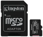 Kingston Canvas Plus microSDXC 256GB s adaptérom / UHS-I V10 / U1 / Class 10 (SDCS2/256GB)