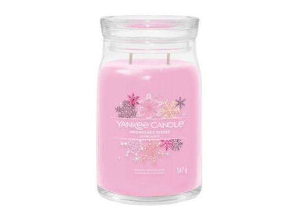 Yankee Candle Signature Snowflake Kisses 567g - sviečka veľká 2 knôty / doba horenia: až 90h (5038581141701)