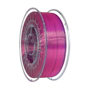 DUAL SILK filament Pink Pearl-Cold Green 1,75 mm Devil Design 1 kg