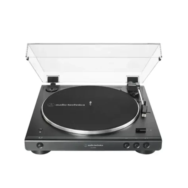 AUDIO TECHNICA AT-LP60XBTBK čierna / Gramofón / Bluetooth / 33.3 45 RPM / RCA / 3.5mm Jack / predzosilňovač (AT-LP60XBTbk)