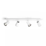 Philips Paisley biela / Bodové svietidlo / 4X GU10 / 5,5 W / bez zdroja / IP20 (SKL000324232)