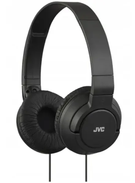 JVC HA-S180BEF čierna / skladacie slúchadlá / jack 3.5 mm / 1.2 m (HAS-180BEF)