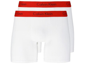 Pánske boxerky NB1464A-RGQ Calvin Klein bílá-červená