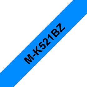 Brother M-K521 / Kazeta s páskou / Nelaminovaná / Modrá/Čierna / 9 mm / 8 m (MK521BZ)