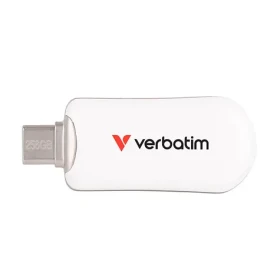 Verbatim Plectra 256GB biela / Flash Disk / USB-C 3.0 / až 100 MBs (30230)