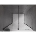 MEXEN/S - Velár posuvné sprchové dvere 100, transparent, čierna 871-100-000-01-70