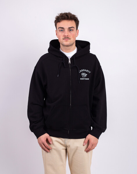 Carhartt WIP Hooded Eightynine Sweat Jacket Black L