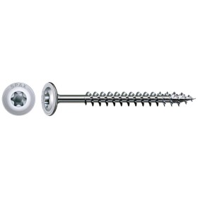 SPAX 251010801005 skrutka do dreva 8 mm 100 mm Torx, vnútorná korunka šesťhranná ocel glavanizované zinkom 50 ks; 251010801005