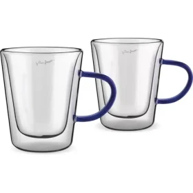Lamart Vaso Sada pohárov na čaj 2ks 300ml modrá / sklo (8590669358960)