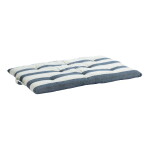 MADAM STOLTZ Bavlnený matrac Blue / white / grey 60 × 100 cm