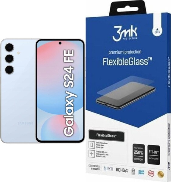 Samsung Galaxy S24 FE 5G 8/128GB Niebieski (SM-S721BLBDEUE) + FlexibleGlass