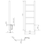 SAPHO - KARBO elektrický sušiak uterákov, guľatý, 400x1120, 87 W, čierna mat KB904