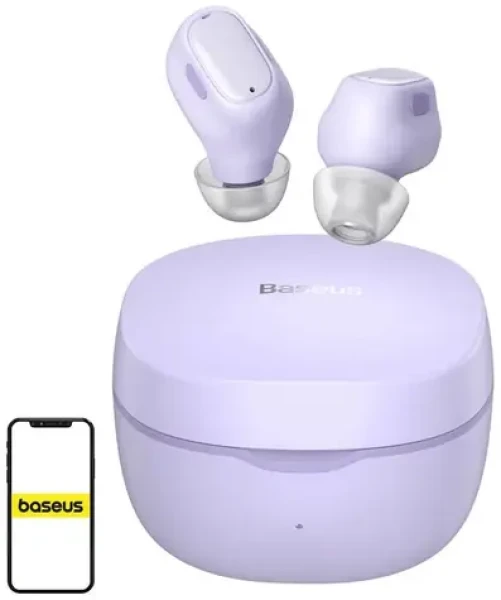Baseus Bowie WM01 fialová / Bezdrôtové slúchadlá / Bluetooth 5.3 (NGTW370005)