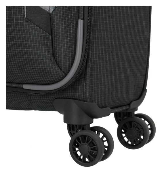 Malý textilný kufor Travelite Corsiica S Black