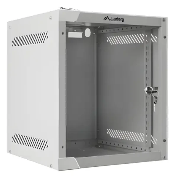 Lanberg WF10-2306-10S sivá / Nástenná skriňa / 10" / 6U / 280x310 mm / nosnosť 20 kg (WF10-2306-10S)