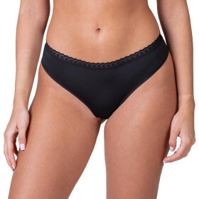 Dámske tangá DAILY MICRO THONG - BELLINDA - čierne XL