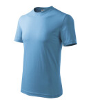 Ťažké unisex tričko azúrovo modré S