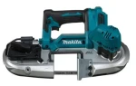 Makita DPB183Z / Aku pásová píla / 18V / Rýchlosť pásu: 3.2 ms / Rezný výkon: 66 mm / bez aku (DPB183Z)