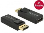 DeLock adaptér Displayport 1.2 samec gt; HDMI samica 4K pasívne / čierny (65571)