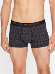 Pánske boxerky 111389 3F506 29221 grafitové s potlačou - Emporio Armani L